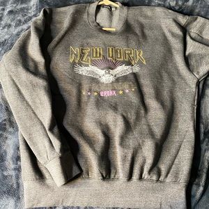 New York Band plus size sweatshirt